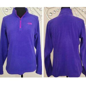 North Face Glacier 1/4 Zip Fleece Pullover Small
